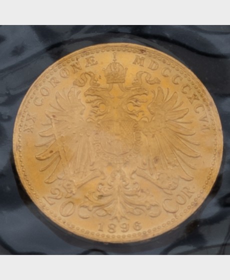 Kultaraha, Itävalta 20 Corona 1896