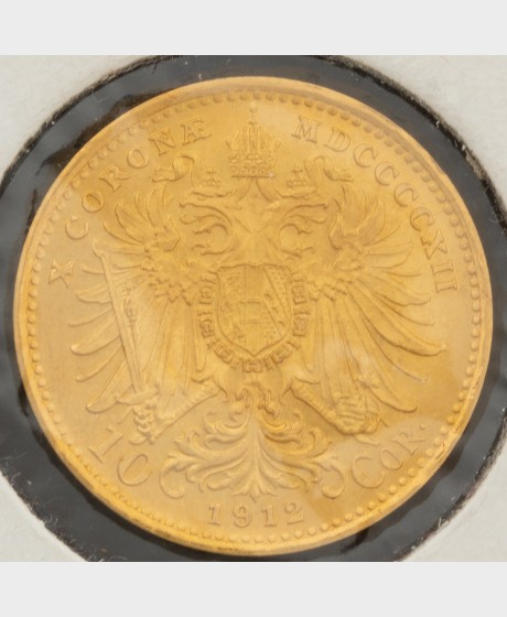 Kultaraha, Itävalta-Unkari 10 Corona 1912