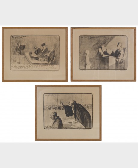 Honore Daumier, 3 kpl