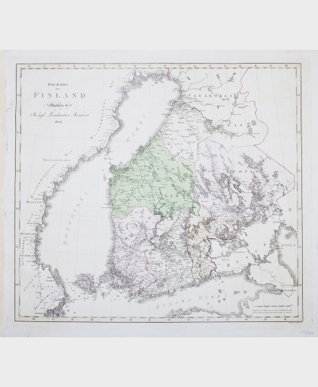 Wäg-Karta öfver Finland