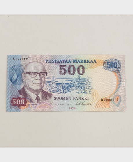 Seteli, Suomi 500 mk 1975