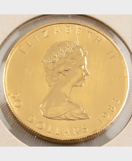 Kultaraha, Kanada 50 $ 1983