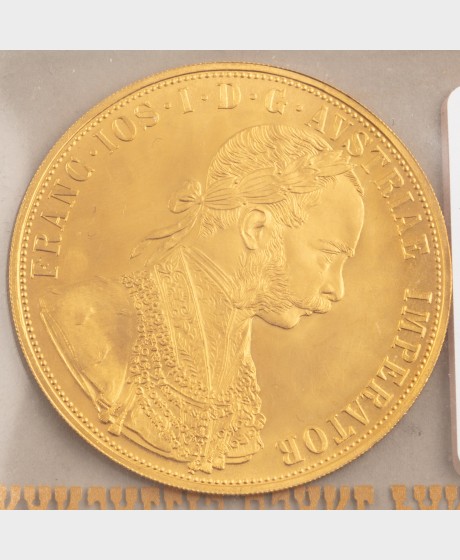 Kultaraha, Itävalta 4 dukaattia 1915