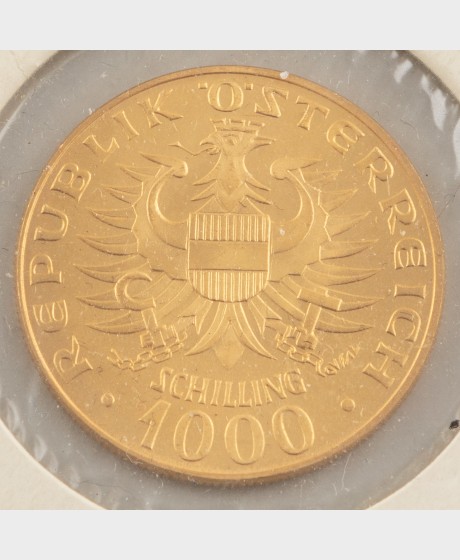 Kultaraha, Itävalta 100 Schilling 1976