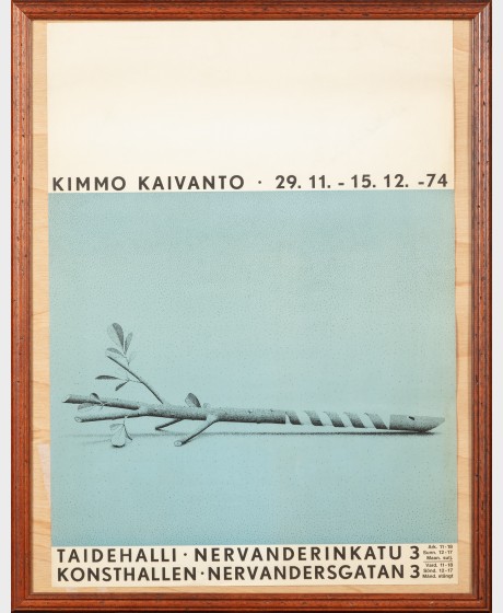 Näyttelyjuliste, Kimmo Kaivanto