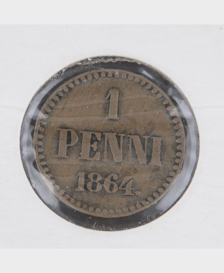 1 penni 1864