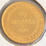 Kultaraha, Suomi 10 mk 1878