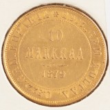 Kultaraha, Suomi 10 mk 1879