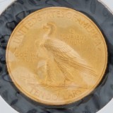 Kultaraha, USA 10 $ 1908 