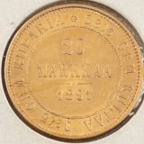Kultaraha, Suomi 20 mk 1891