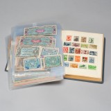 Erä seteleitä ja postimerkkejä