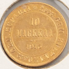 Kultaraha, Suomi 10 mk 1913