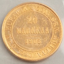 Kultaraha, Suomi 20 mk 1903