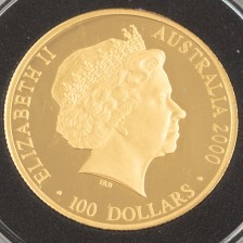 Kultaraha, Australia 100 dollaria 2000