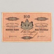 Seteli, Suomi 100 mk 1882