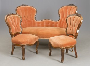 Sohva ja tuoleja, 2 kpl