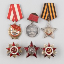 Erä kunniamerkkejä, Neuvostoliitto,  6 kpl