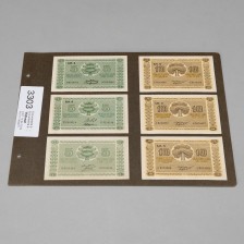 Erä seteleitä 5-10 mk