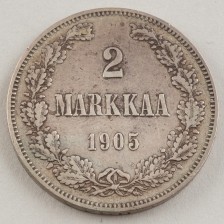 Kolikko, Suomi 2 mk 1905