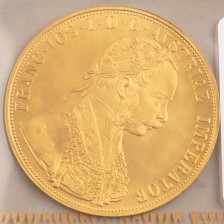 Kultaraha, Itävalta 4 dukaattia 1915