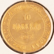 Kultaraha, Suomi 10 mk 1913