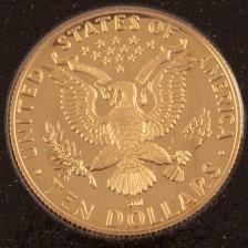 Kultaraha, USA 10 $ 1984