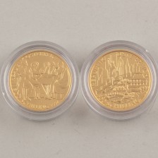 Kultarahoja, 2 kpl, Itävalta 500 schilling 1997 & 1998