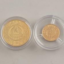 Kultarahoja, 2 kpl, Viro 100 krooni 2004 & 15,65 krooni 1999