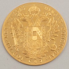 Kultaraha, Itävalta-Unkari 4 ducat 1915