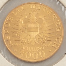 Kultaraha, Itävalta 100 Schilling 1976