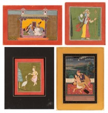 Intialaisia maalauksia, 4 kpl