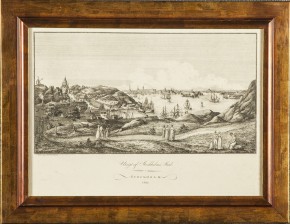 Utsikt över Stockholms stad, 1801
