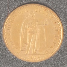 Kultaraha, Itävalta-Unkari 10 Korona 1904