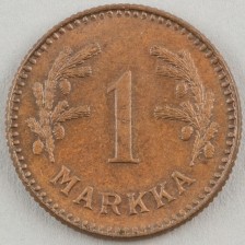 1 markka 1949 (Cu)
