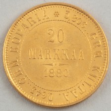 Kultaraha, Suomi 20 mk 1880