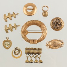 Kalevala jewelry, 11 pcs